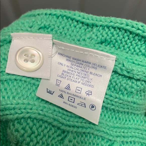 Lands End cable knit sweater size S - Picture 5 of 6